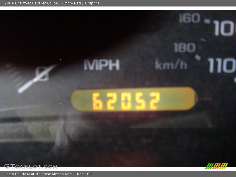 Victory Red / Graphite 2004 Chevrolet Cavalier Coupe