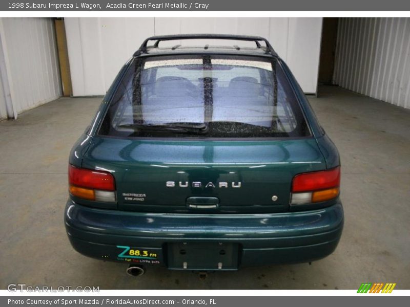 Acadia Green Pearl Metallic / Gray 1998 Subaru Impreza L Wagon