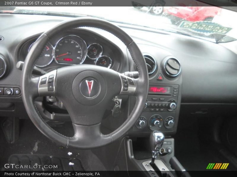 Crimson Red / Ebony 2007 Pontiac G6 GT Coupe