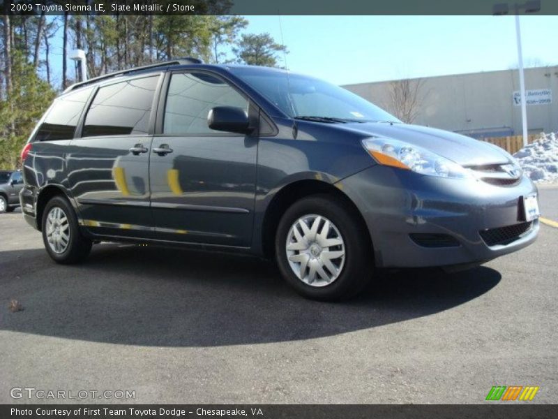 Slate Metallic / Stone 2009 Toyota Sienna LE