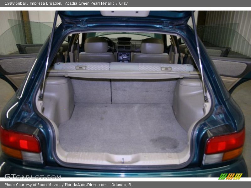 Acadia Green Pearl Metallic / Gray 1998 Subaru Impreza L Wagon