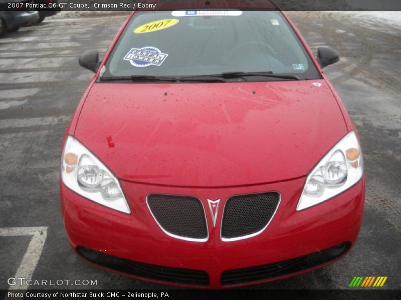 Crimson Red / Ebony 2007 Pontiac G6 GT Coupe