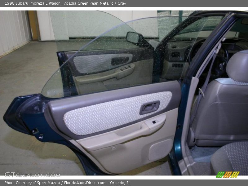 Acadia Green Pearl Metallic / Gray 1998 Subaru Impreza L Wagon