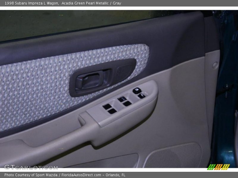 Acadia Green Pearl Metallic / Gray 1998 Subaru Impreza L Wagon