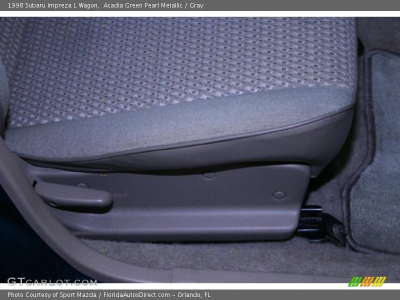 Acadia Green Pearl Metallic / Gray 1998 Subaru Impreza L Wagon