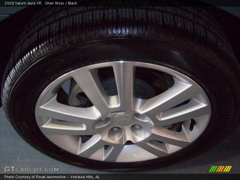 Silver Moss / Black 2009 Saturn Aura XR