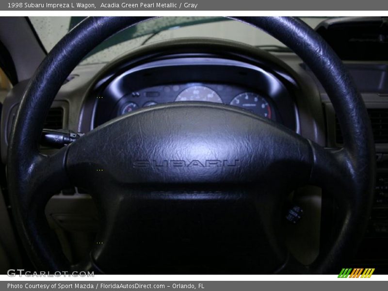 Acadia Green Pearl Metallic / Gray 1998 Subaru Impreza L Wagon