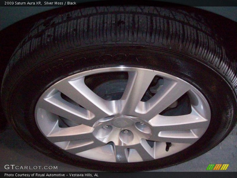 Silver Moss / Black 2009 Saturn Aura XR