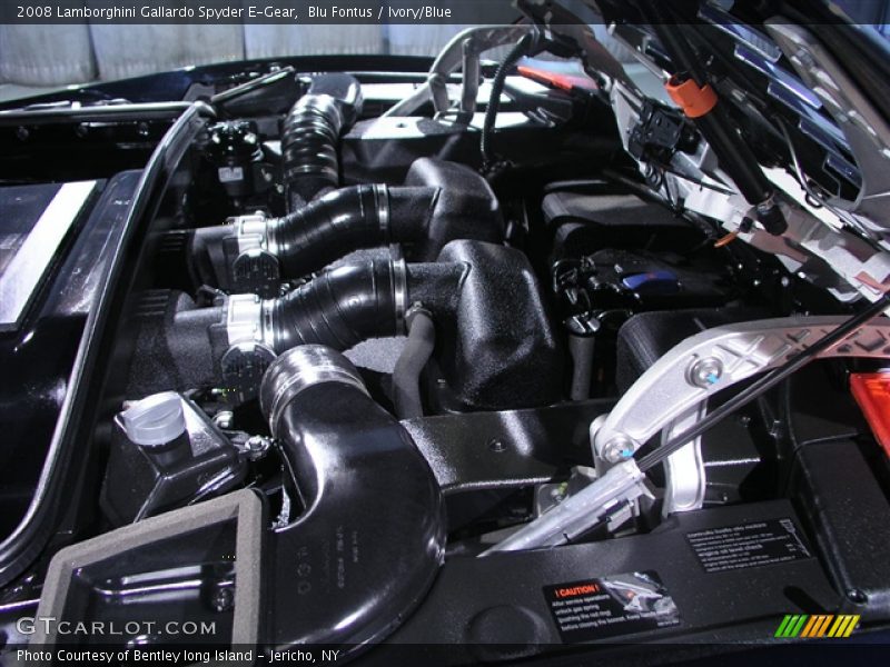 Blu Fontus / Ivory/Blue 2008 Lamborghini Gallardo Spyder E-Gear