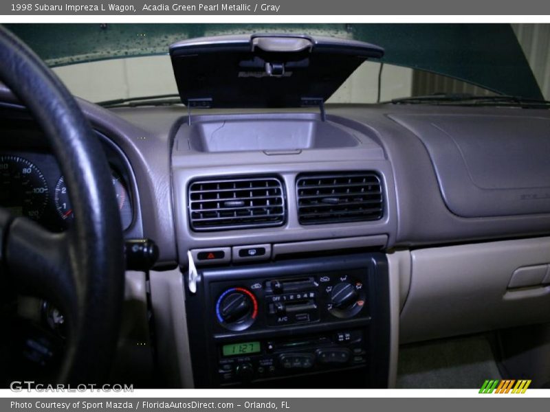 Acadia Green Pearl Metallic / Gray 1998 Subaru Impreza L Wagon
