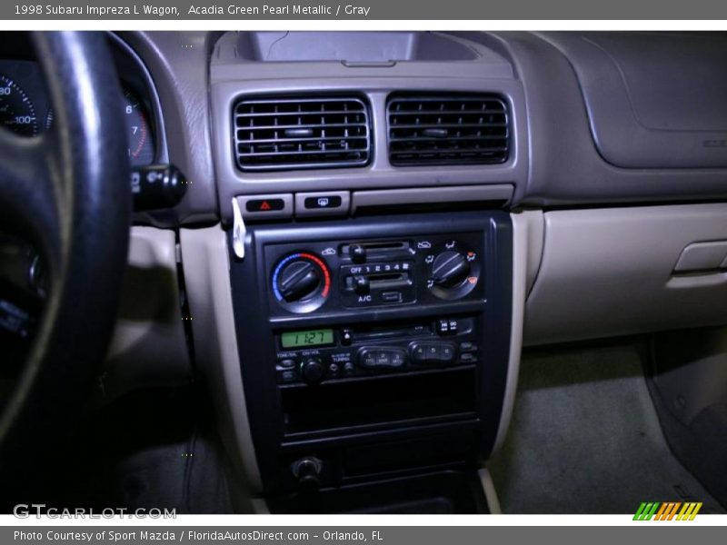 Acadia Green Pearl Metallic / Gray 1998 Subaru Impreza L Wagon