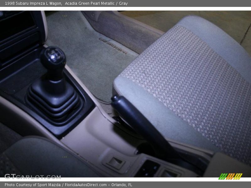 Acadia Green Pearl Metallic / Gray 1998 Subaru Impreza L Wagon