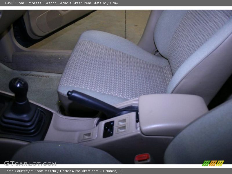 Acadia Green Pearl Metallic / Gray 1998 Subaru Impreza L Wagon