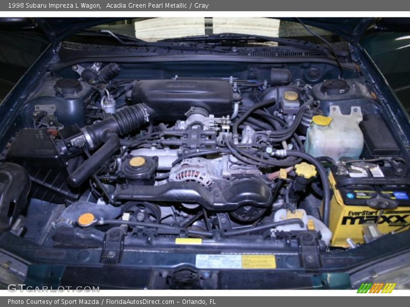 Acadia Green Pearl Metallic / Gray 1998 Subaru Impreza L Wagon