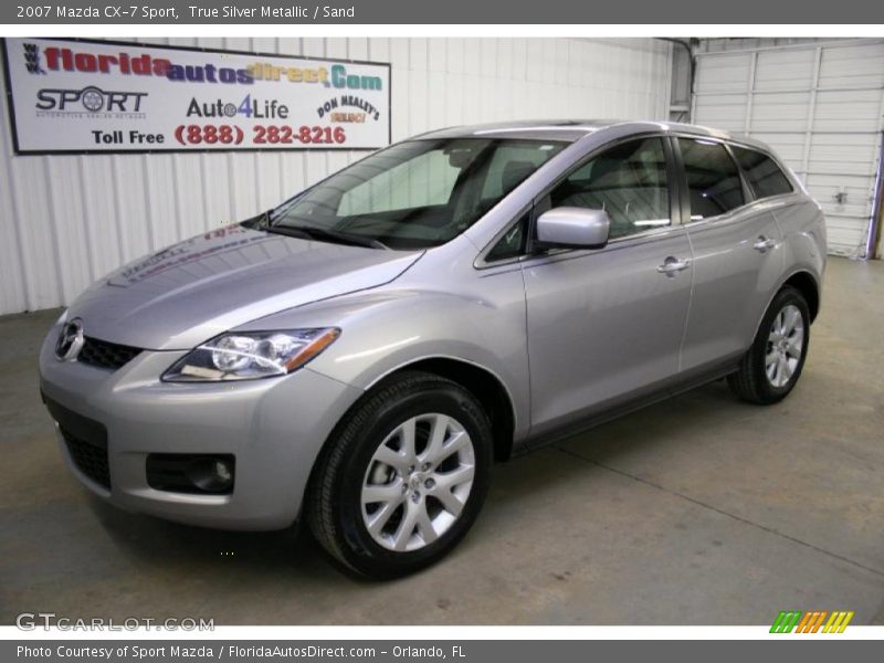 True Silver Metallic / Sand 2007 Mazda CX-7 Sport