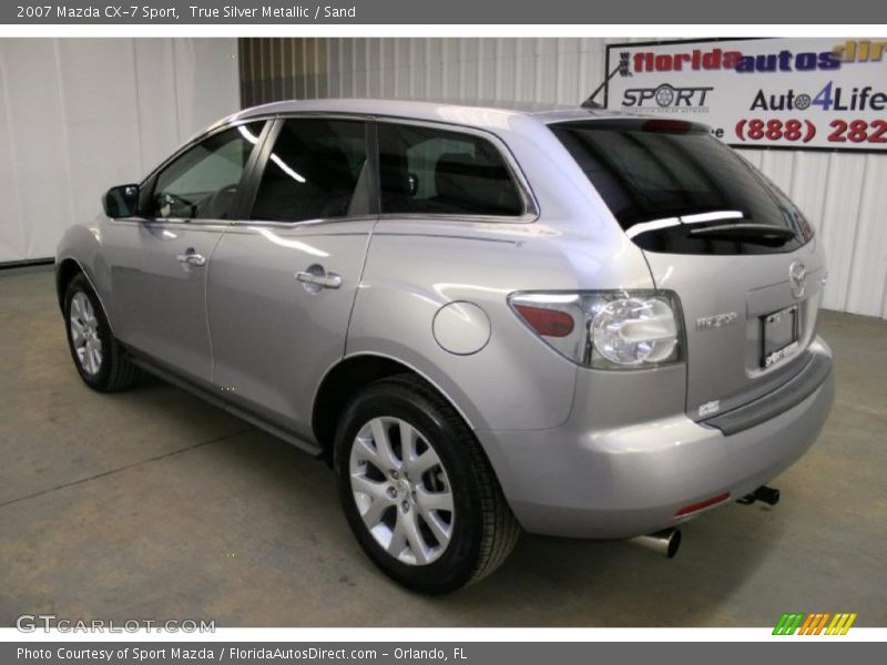 True Silver Metallic / Sand 2007 Mazda CX-7 Sport