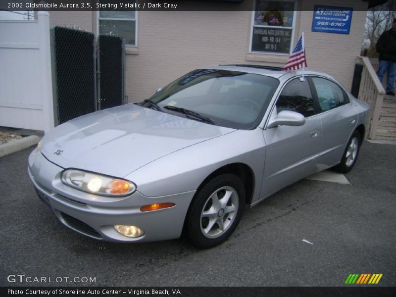 Sterling Metallic / Dark Gray 2002 Oldsmobile Aurora 3.5