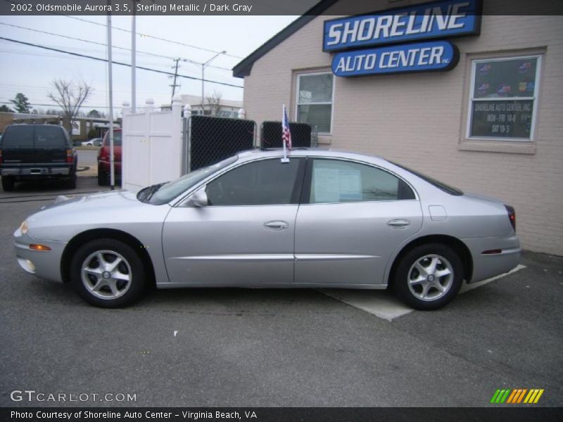 Sterling Metallic / Dark Gray 2002 Oldsmobile Aurora 3.5