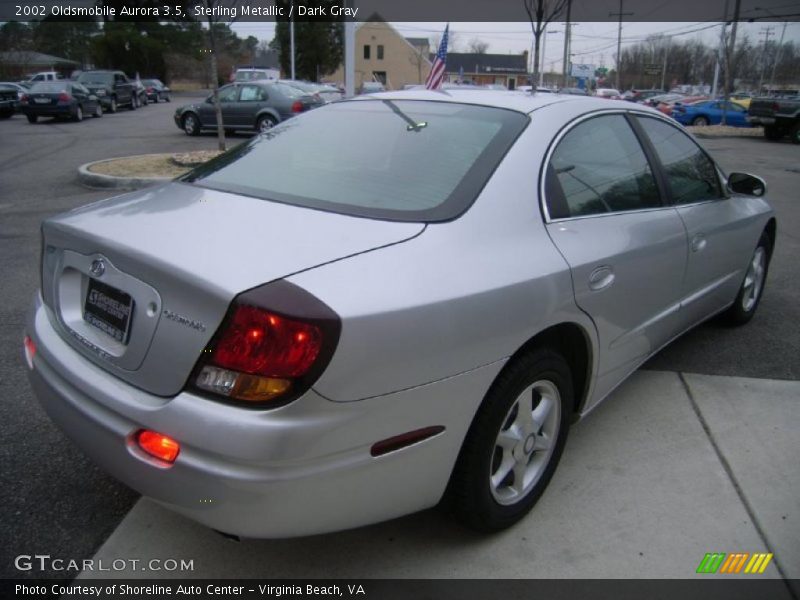 Sterling Metallic / Dark Gray 2002 Oldsmobile Aurora 3.5