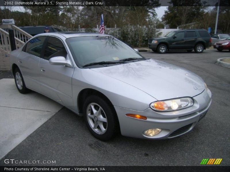 Sterling Metallic / Dark Gray 2002 Oldsmobile Aurora 3.5