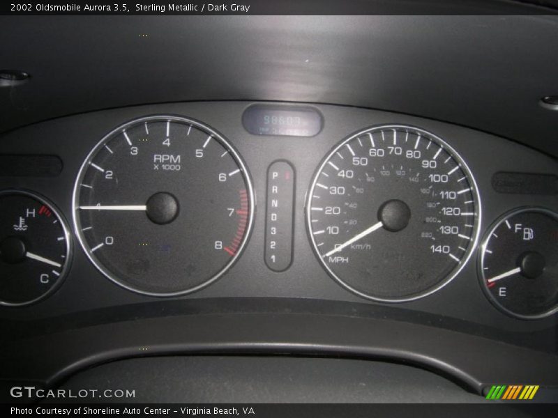 Sterling Metallic / Dark Gray 2002 Oldsmobile Aurora 3.5