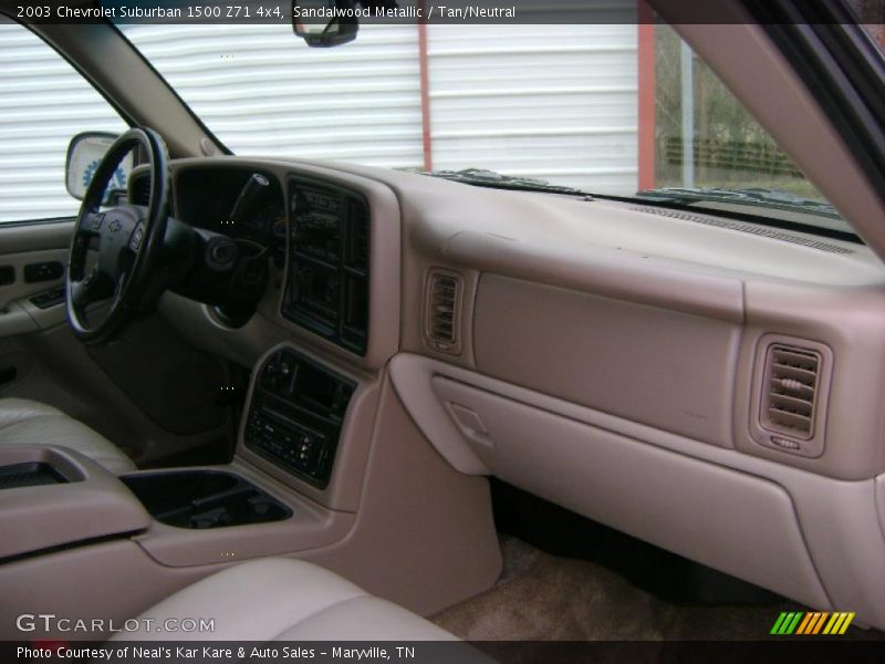 Sandalwood Metallic / Tan/Neutral 2003 Chevrolet Suburban 1500 Z71 4x4