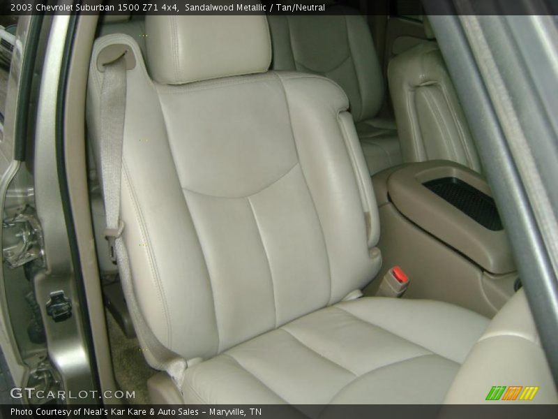 Sandalwood Metallic / Tan/Neutral 2003 Chevrolet Suburban 1500 Z71 4x4