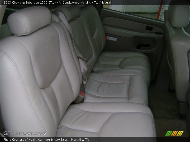Sandalwood Metallic / Tan/Neutral 2003 Chevrolet Suburban 1500 Z71 4x4