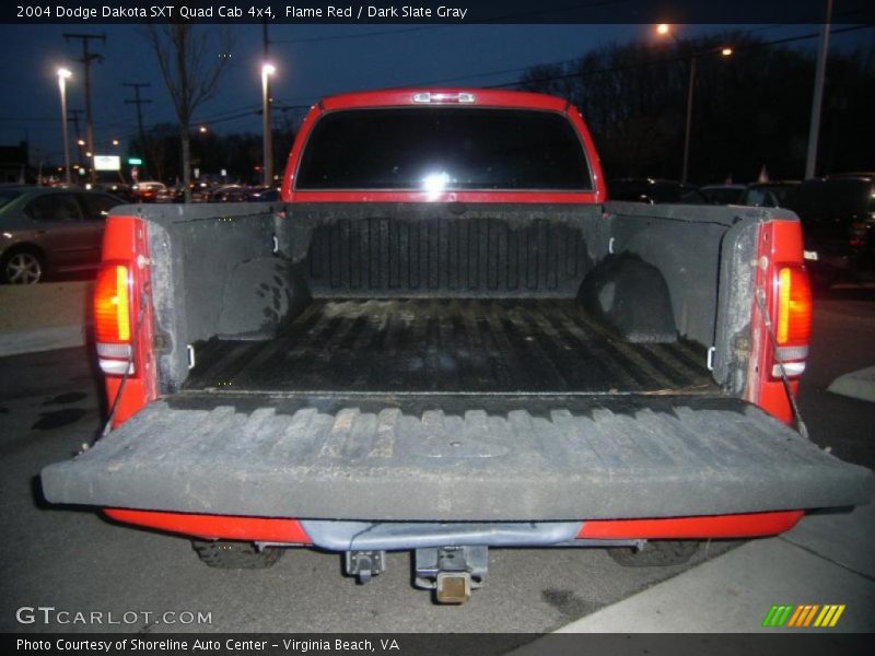 Flame Red / Dark Slate Gray 2004 Dodge Dakota SXT Quad Cab 4x4