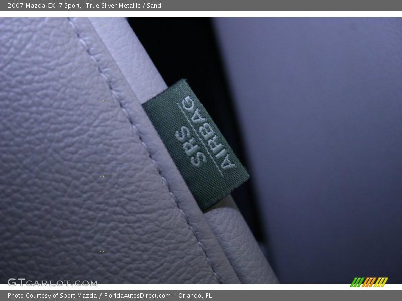 True Silver Metallic / Sand 2007 Mazda CX-7 Sport