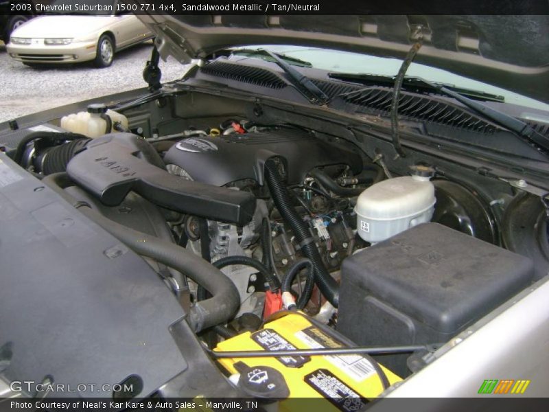 Sandalwood Metallic / Tan/Neutral 2003 Chevrolet Suburban 1500 Z71 4x4