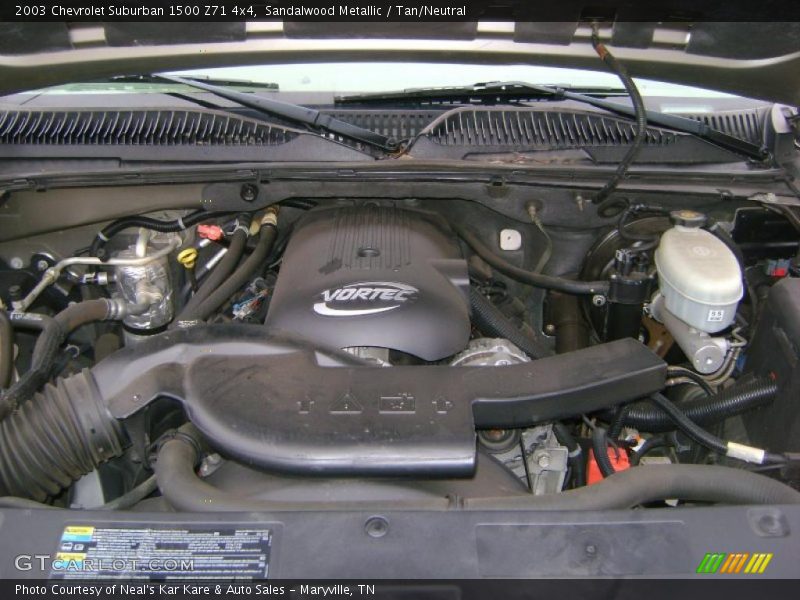 Sandalwood Metallic / Tan/Neutral 2003 Chevrolet Suburban 1500 Z71 4x4