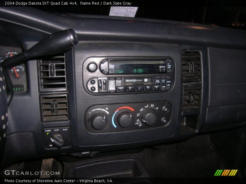 Flame Red / Dark Slate Gray 2004 Dodge Dakota SXT Quad Cab 4x4