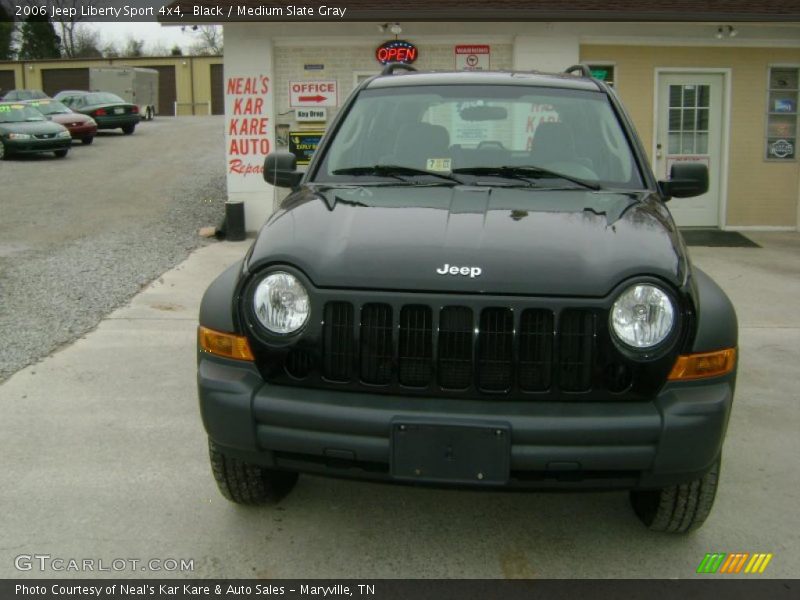 Black / Medium Slate Gray 2006 Jeep Liberty Sport 4x4