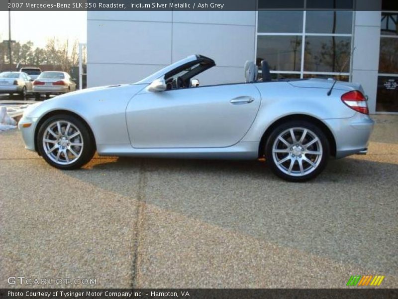 Iridium Silver Metallic / Ash Grey 2007 Mercedes-Benz SLK 350 Roadster