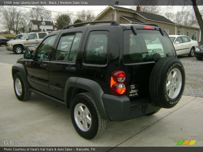 Black / Medium Slate Gray 2006 Jeep Liberty Sport 4x4