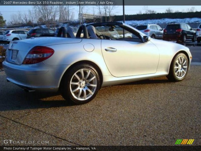 Iridium Silver Metallic / Ash Grey 2007 Mercedes-Benz SLK 350 Roadster
