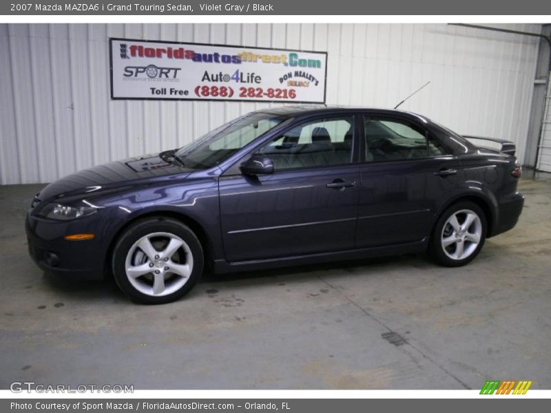 Violet Gray / Black 2007 Mazda MAZDA6 i Grand Touring Sedan