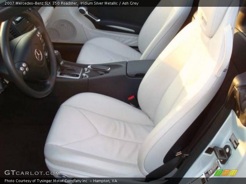 Iridium Silver Metallic / Ash Grey 2007 Mercedes-Benz SLK 350 Roadster