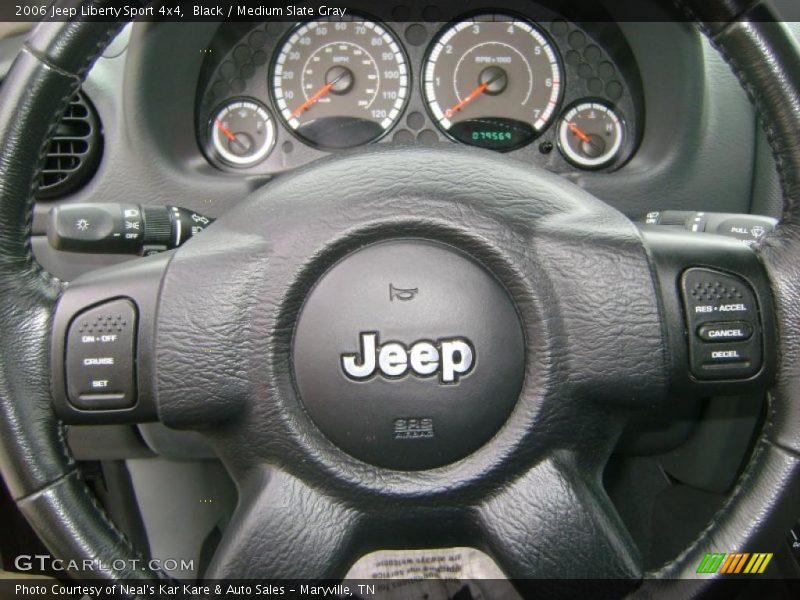 Black / Medium Slate Gray 2006 Jeep Liberty Sport 4x4