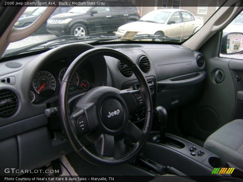 Black / Medium Slate Gray 2006 Jeep Liberty Sport 4x4