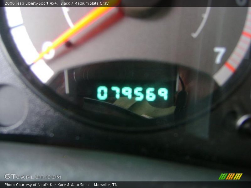 Black / Medium Slate Gray 2006 Jeep Liberty Sport 4x4