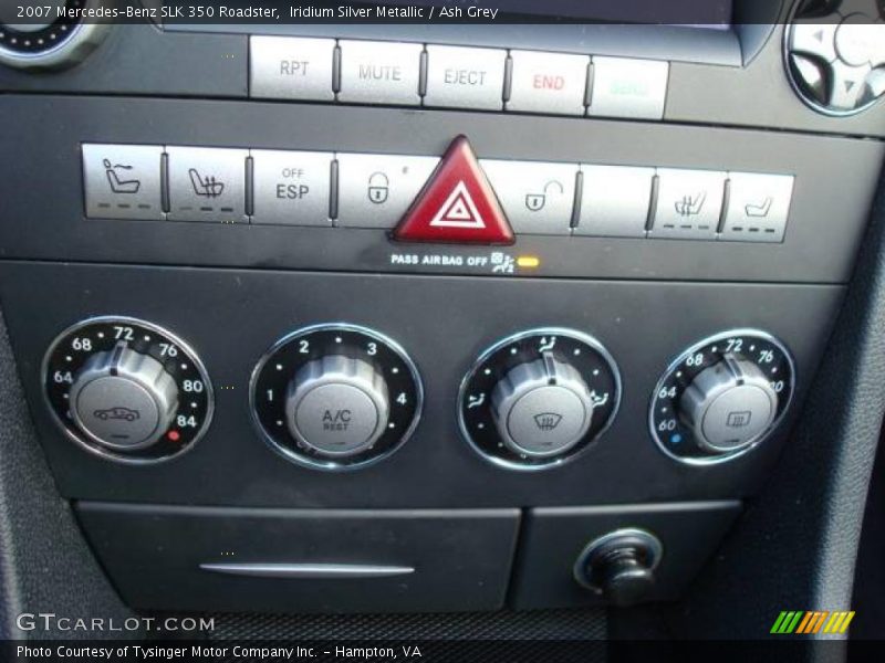 Iridium Silver Metallic / Ash Grey 2007 Mercedes-Benz SLK 350 Roadster