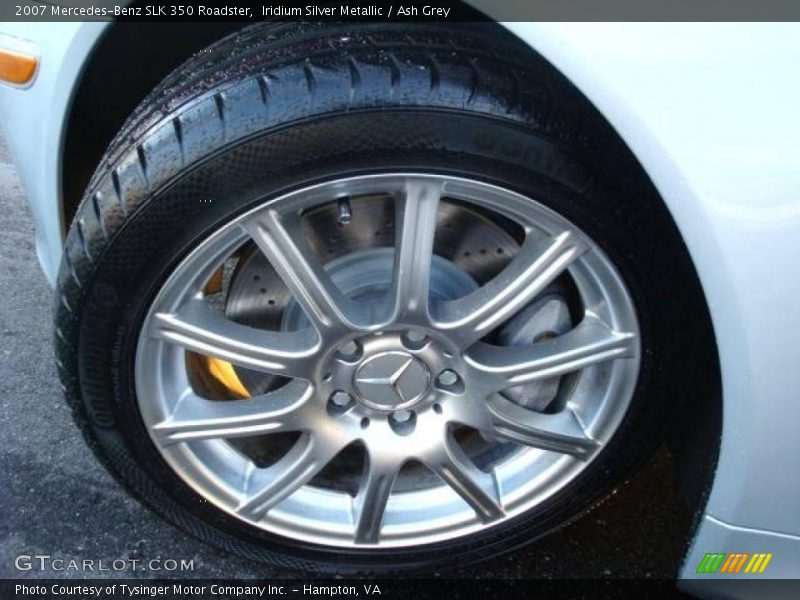 Iridium Silver Metallic / Ash Grey 2007 Mercedes-Benz SLK 350 Roadster