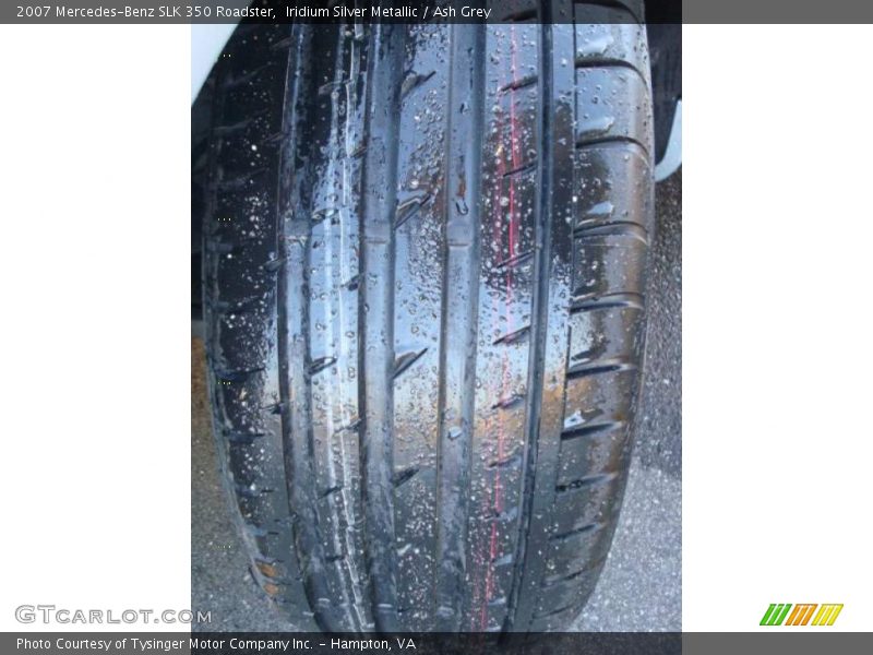 Iridium Silver Metallic / Ash Grey 2007 Mercedes-Benz SLK 350 Roadster