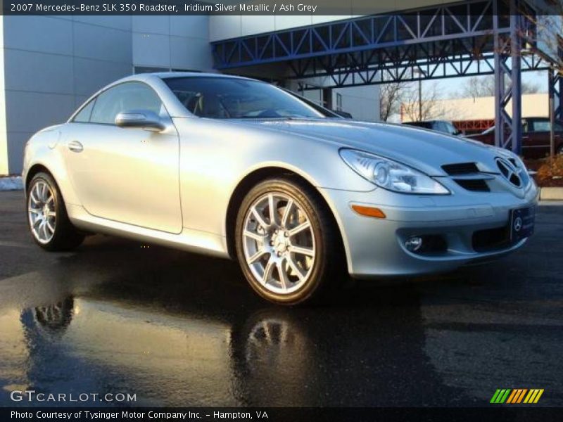 Iridium Silver Metallic / Ash Grey 2007 Mercedes-Benz SLK 350 Roadster
