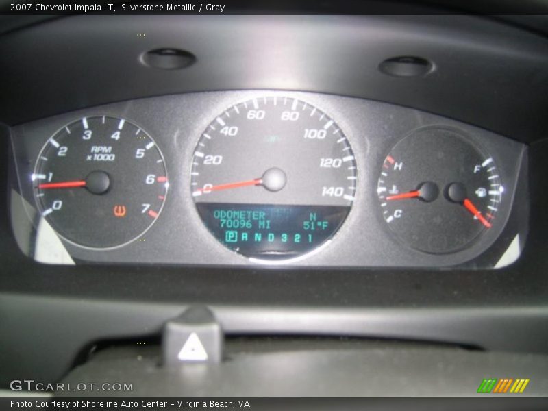 Silverstone Metallic / Gray 2007 Chevrolet Impala LT