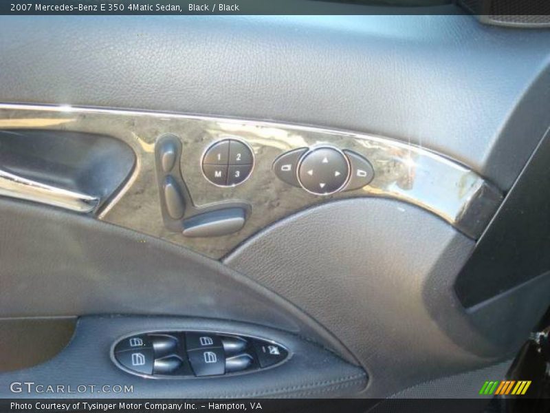 Black / Black 2007 Mercedes-Benz E 350 4Matic Sedan