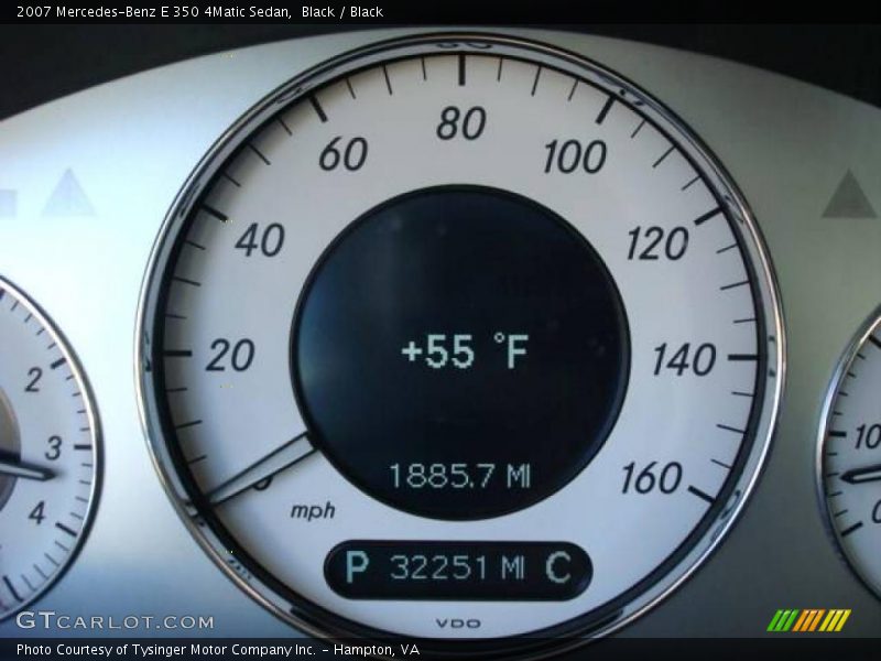 Black / Black 2007 Mercedes-Benz E 350 4Matic Sedan