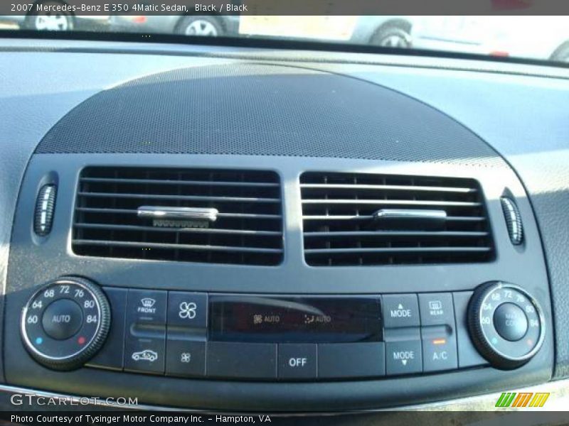 Black / Black 2007 Mercedes-Benz E 350 4Matic Sedan